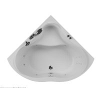 Ванна угловая Акватика Кворум Sensa 143x143x65